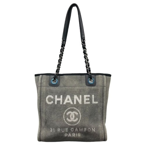 楽天市場】【美品】 シャネル トートバッグ ドーヴィル GM