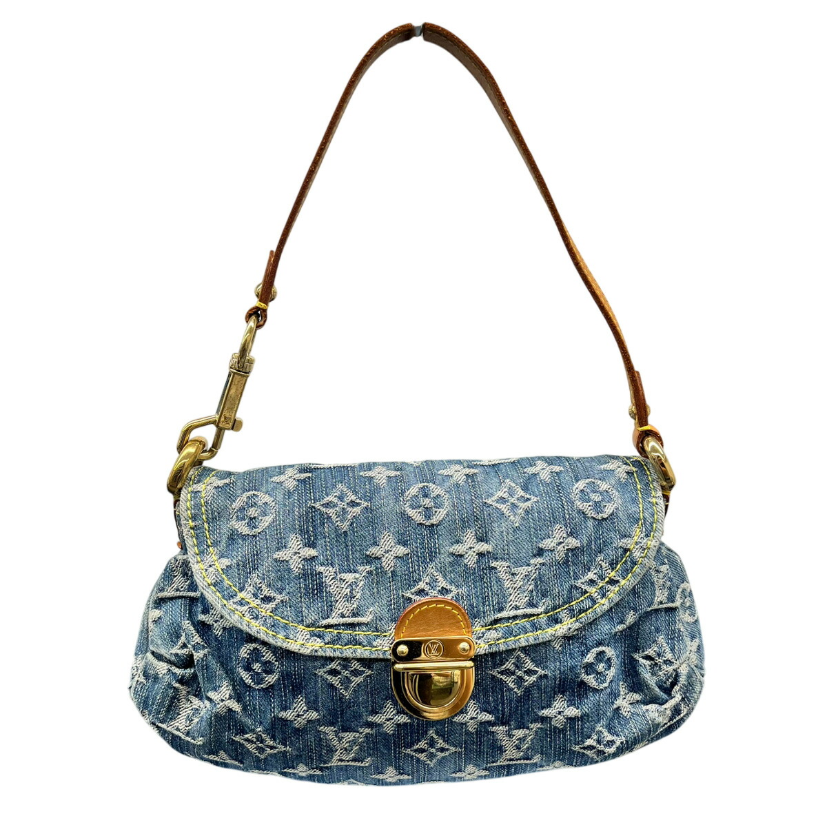 楽天市場】ルイヴィトン ハンドバッグ モノグラムデニム ブルー