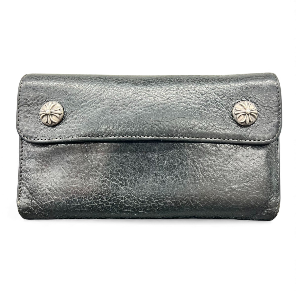 楽天市場】CHROME HEARTS クロムハーツ WAVE WALLET CROSS BUTTONS