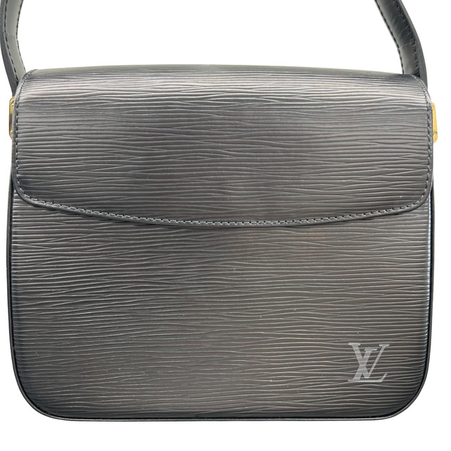 【3/24価格改定】LOUIS VUITTON 展示品級 ルイヴィトン ビュシ ショルダーバッグ M52202 エピ ノワール レザー ブラック SP1020 ワンショルダーバッグ セミショルダー ポシェット 極美品 ヴィトン LV SAランク 中古 鑑定済 ヴィトンバッグ