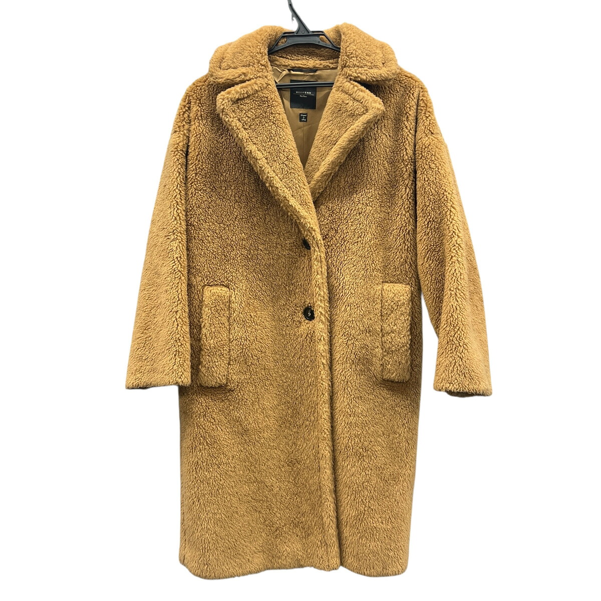 【価格改定】WEEKEND MaxMara 希少 美品 ウィークエンド マックスマーラ テディベア テディコート ロングコート 501611036 ウール ポリアミド ポリエステル ブラウン #36 レディース ABランク 中古 鑑定済|ラグゼル 店