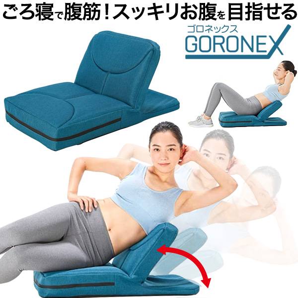 ショップジャパン ゴロネックス GORONEX 座椅子型フィットネスマシン 腹筋マシン 筋トレ ダイエット 骨盤ケア 姿勢矯正 エクササイズ 骨盤クッション  猫背 腰痛 トレーニング イス 椅子 ごろ寝 腹筋マシーン ソファ テレワーク クッション 健康グッズ 腰痛対策 SHOPJAPAN ...