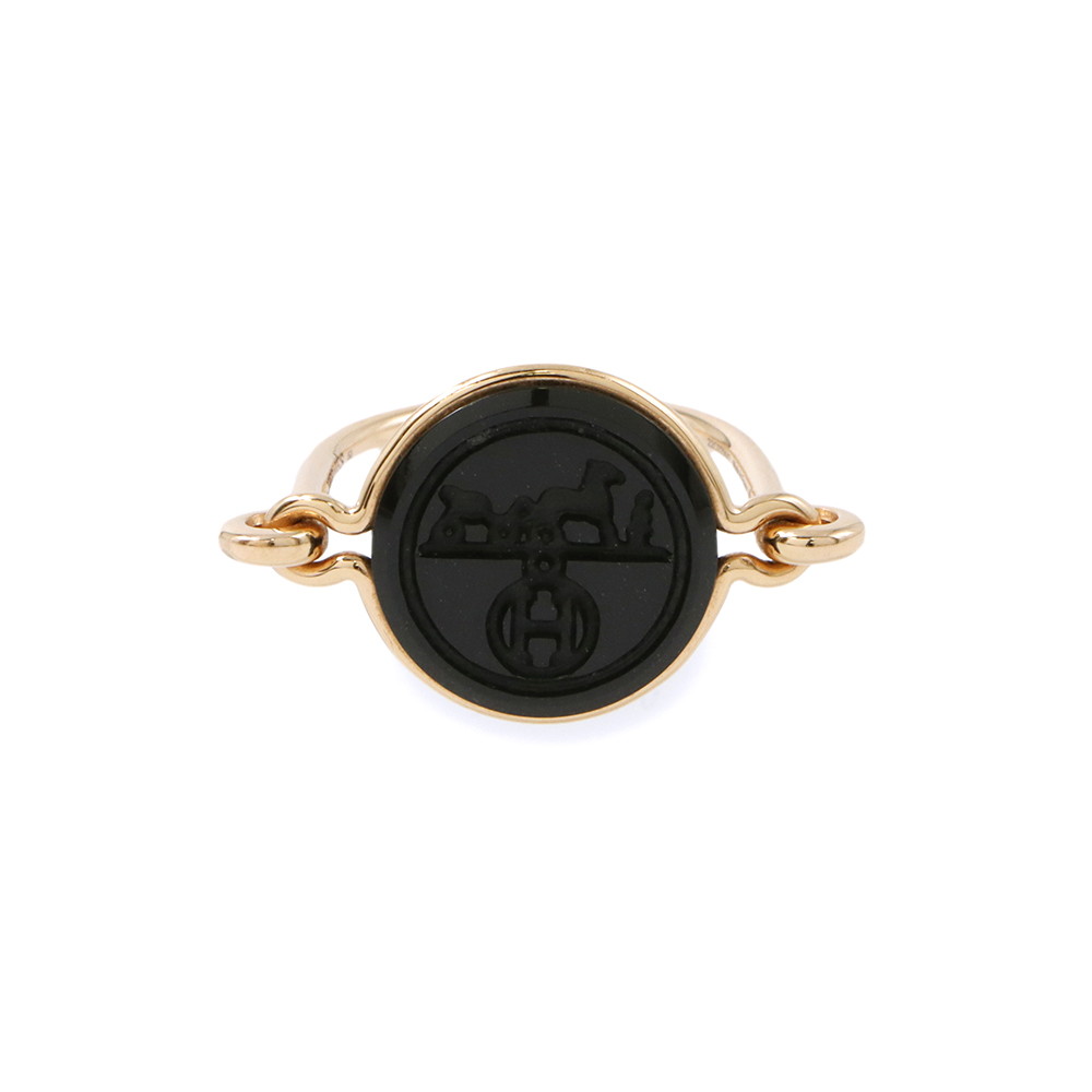 楽天市場】【返品可】エルメス HERMES エクスリブリス リング H222633B