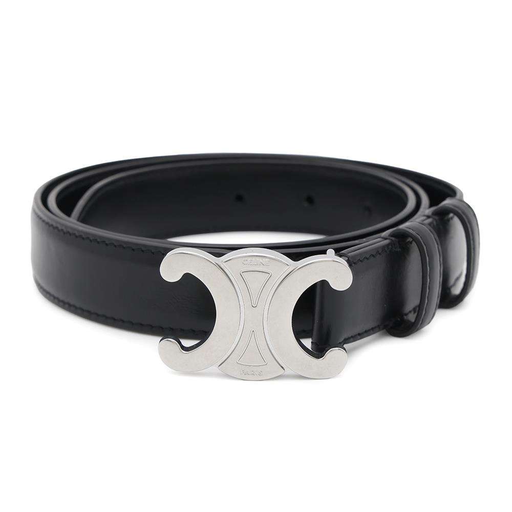 CÉLINE 黒い細身ベルト 金具付き　60 CÉLINE 黒い細身ベルト 金具付き 60 楽天市場】【8/1～3限定