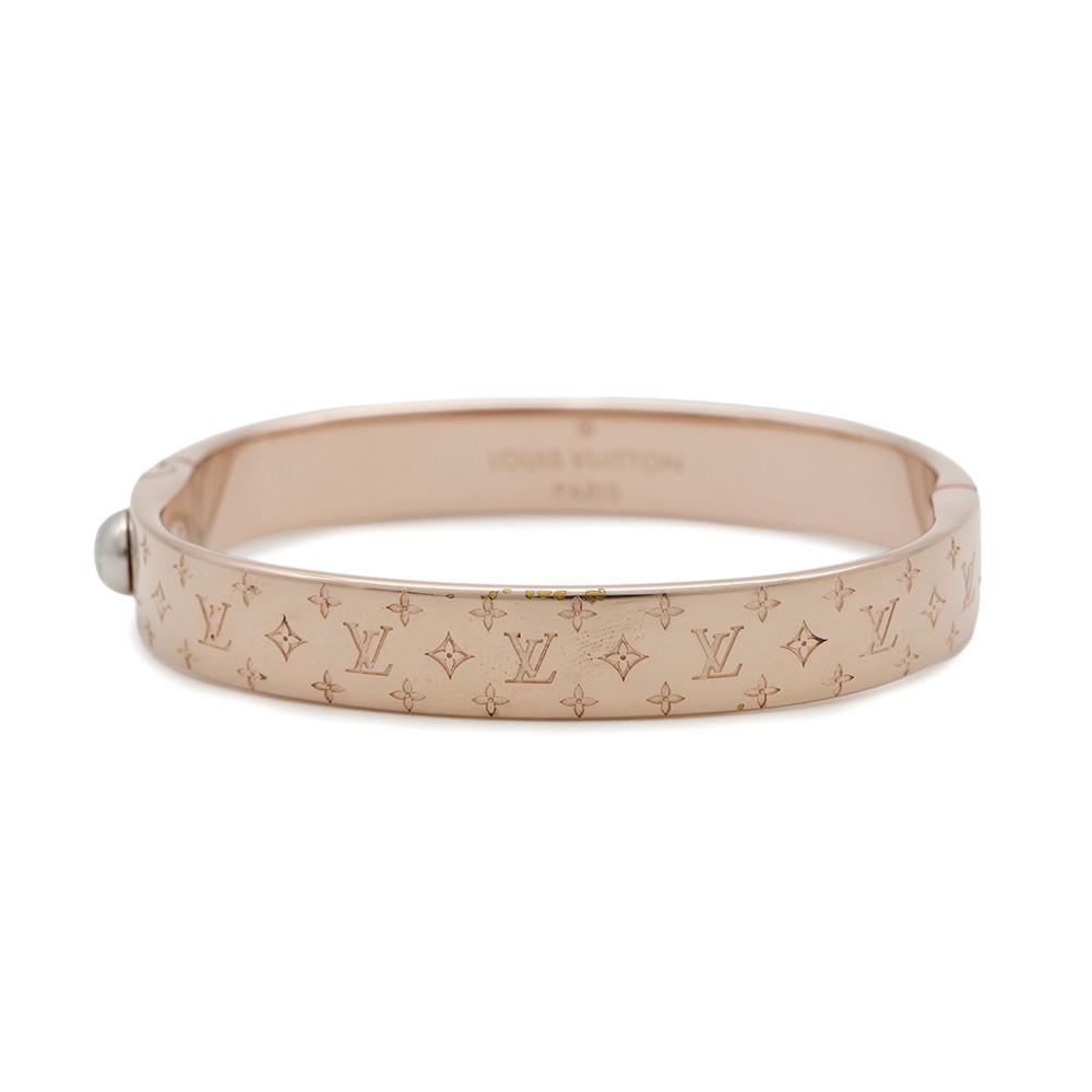 美品！LOUIS VUITTON バングル Mサイズ 楽天市場】【美品】 ルイヴィトン ブレスレット カフ フィリ
