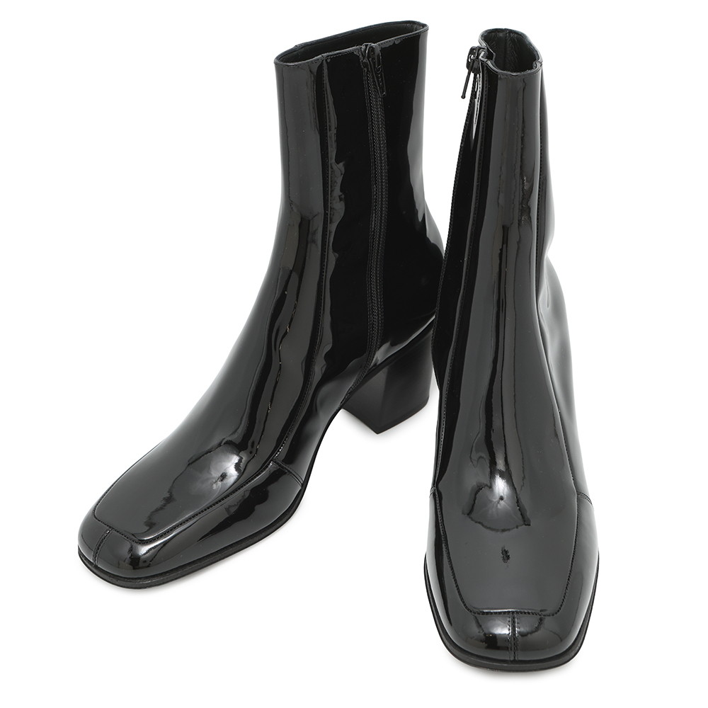 サンローラン リアレザー スニーカー ブーツ スタッズ ベルベット リボン SAINT LAURENT - Saint Laurent Paris スタッズ ハイカット