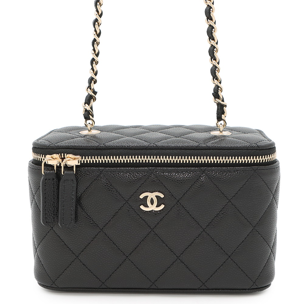 楽天市場】シャネル CHANEL バニティケース チェーンショルダー
