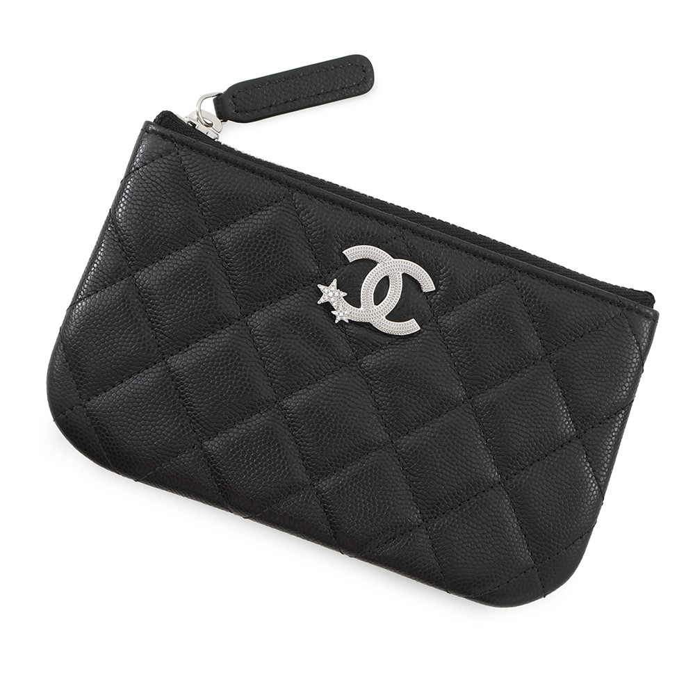 楽天市場】シャネル ポーチ CHANEL ラウンドファスナー