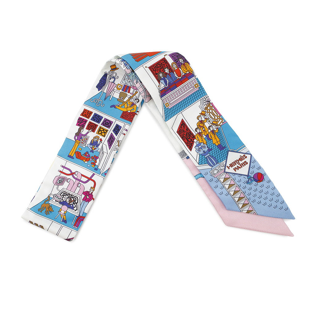 楽天市場】エルメス スカーフ ツイリー 鞍職人の花束 Bouquets Sellier