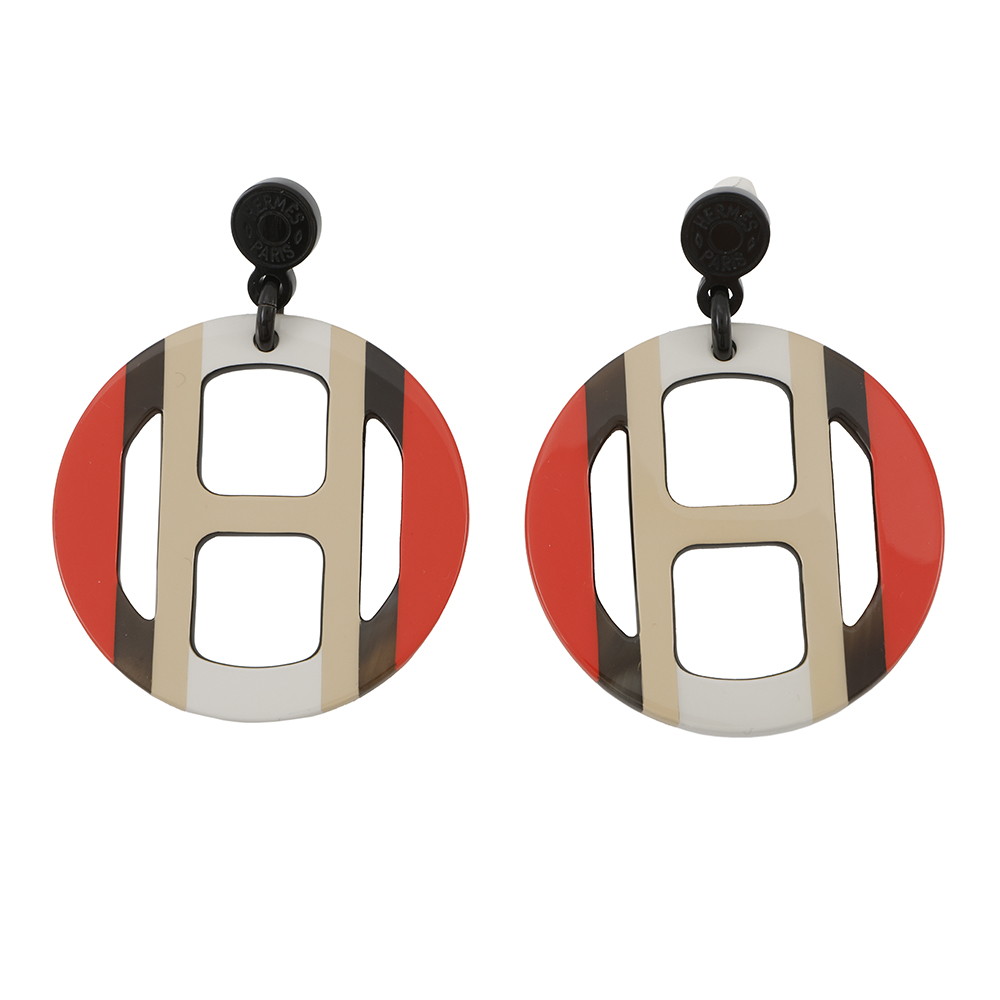 楽天市場】エルメス ピアス シュル・メール PM バッファローホーン