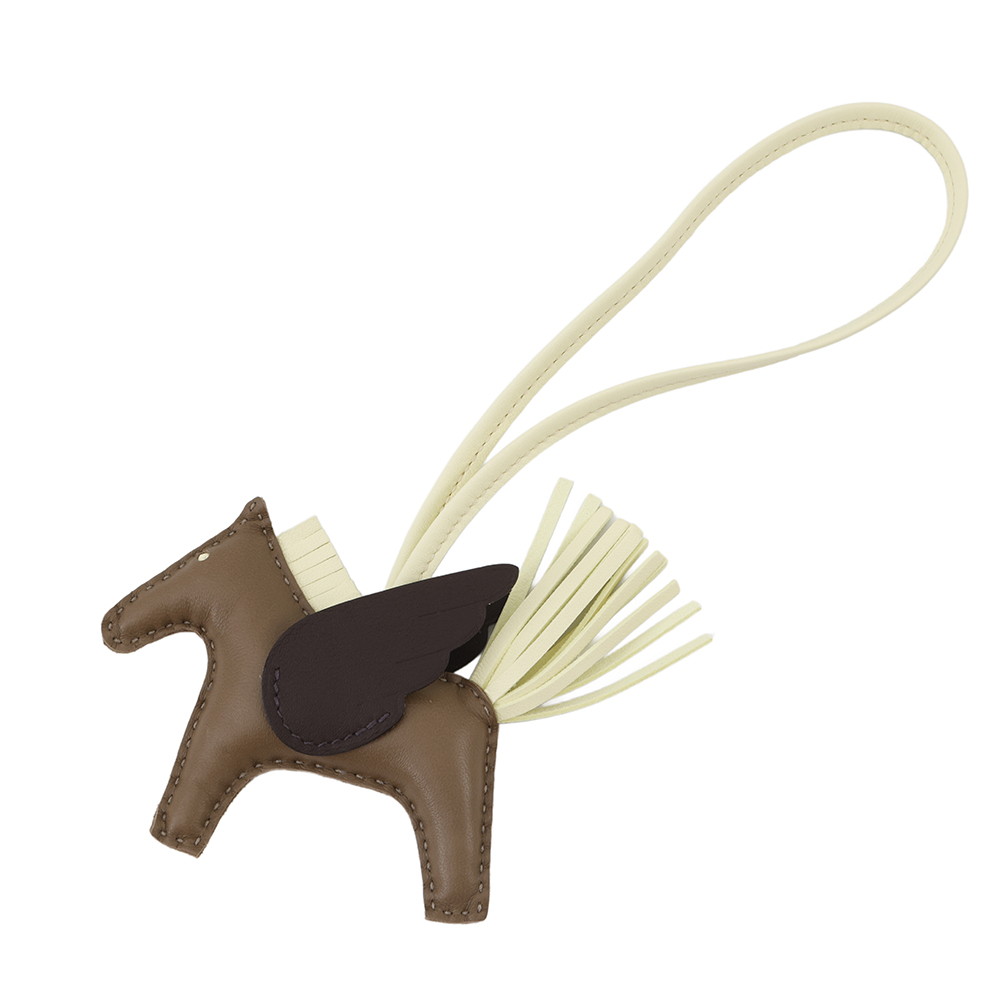 楽天市場】エルメス HERMES 小物 バッグチャーム ゴールド×クレ