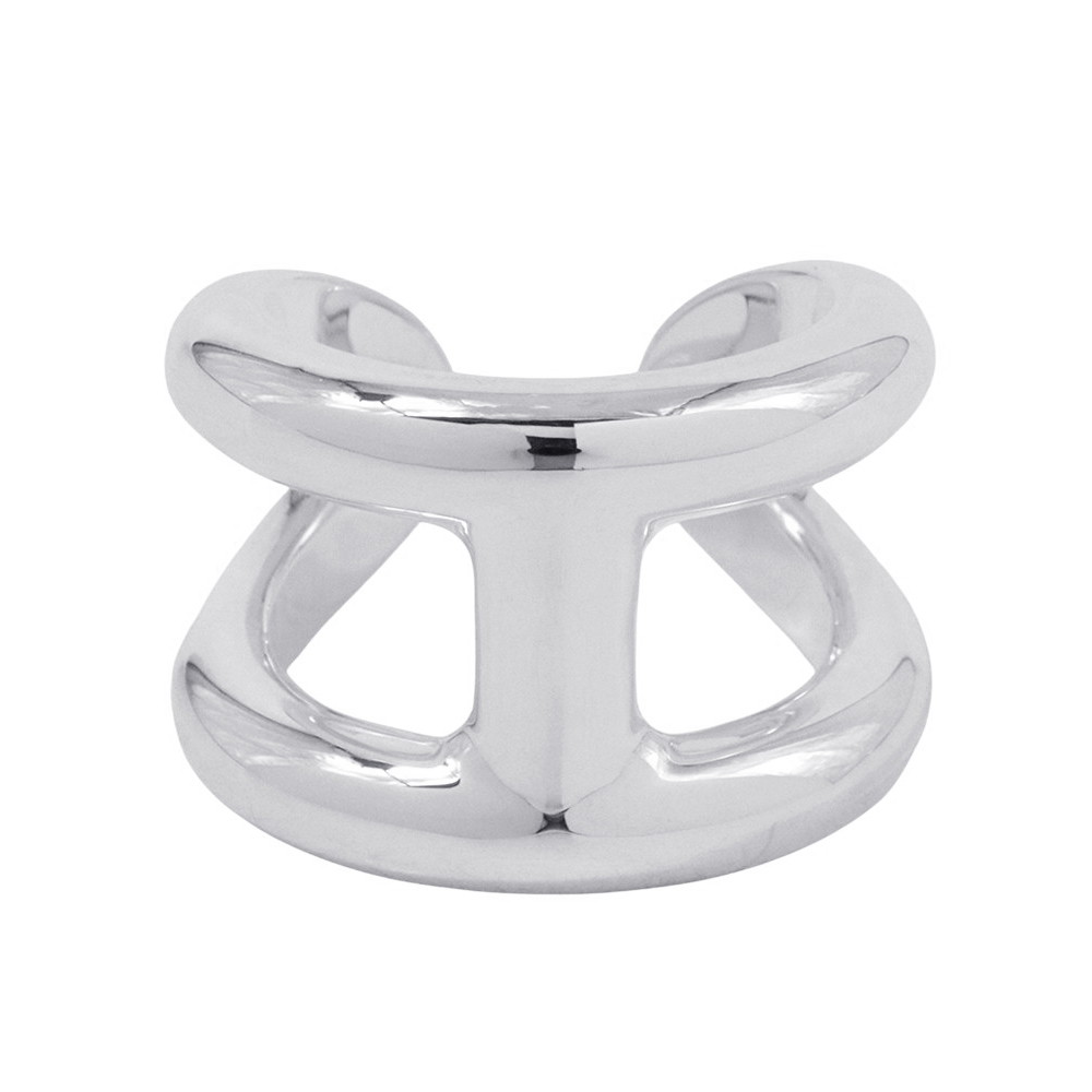 楽天市場】 エルメス HERMES オスモズGM リング シルバー925 ＃48