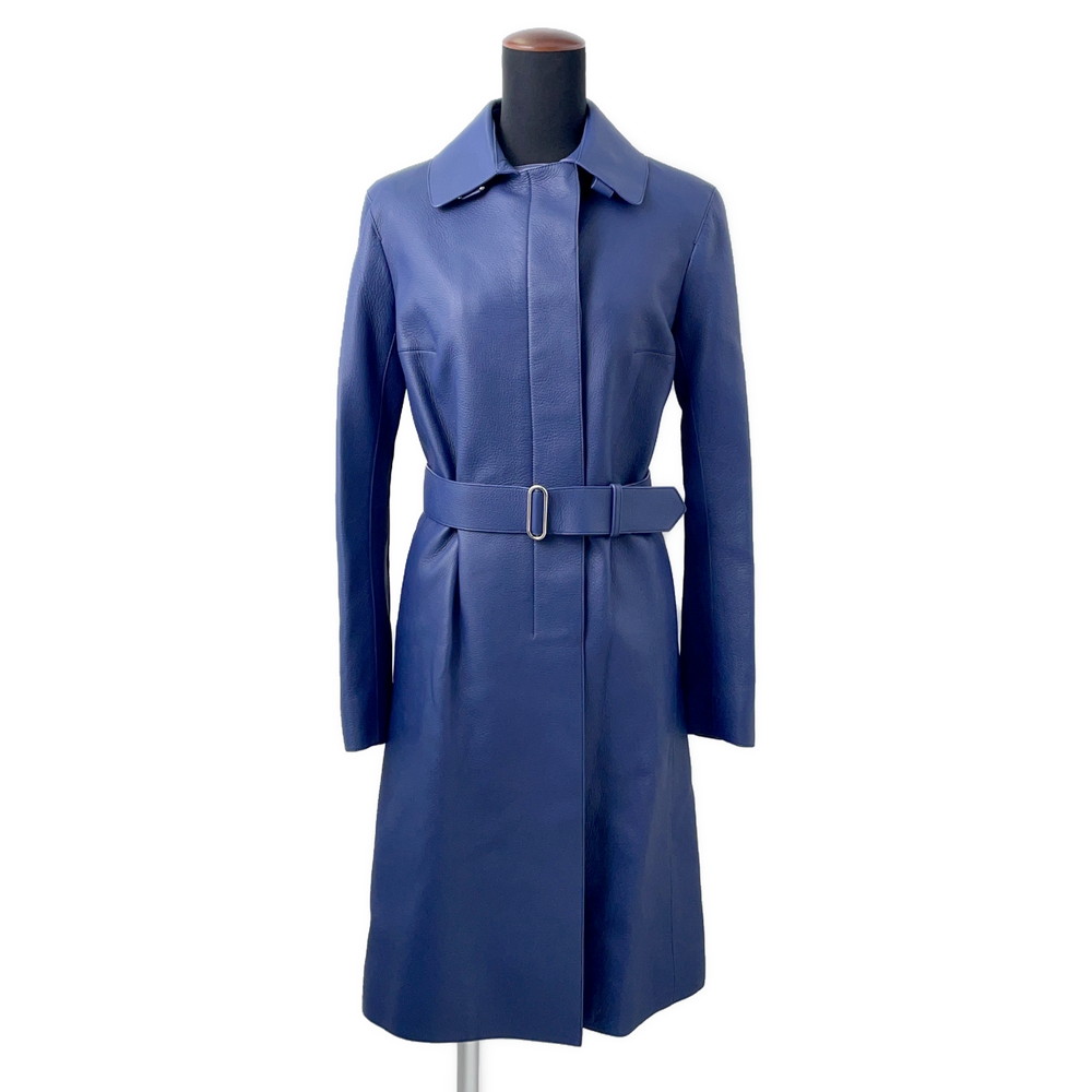 楽天市場】HERMES エルメス ベルト付き 薄手 春コート ロング