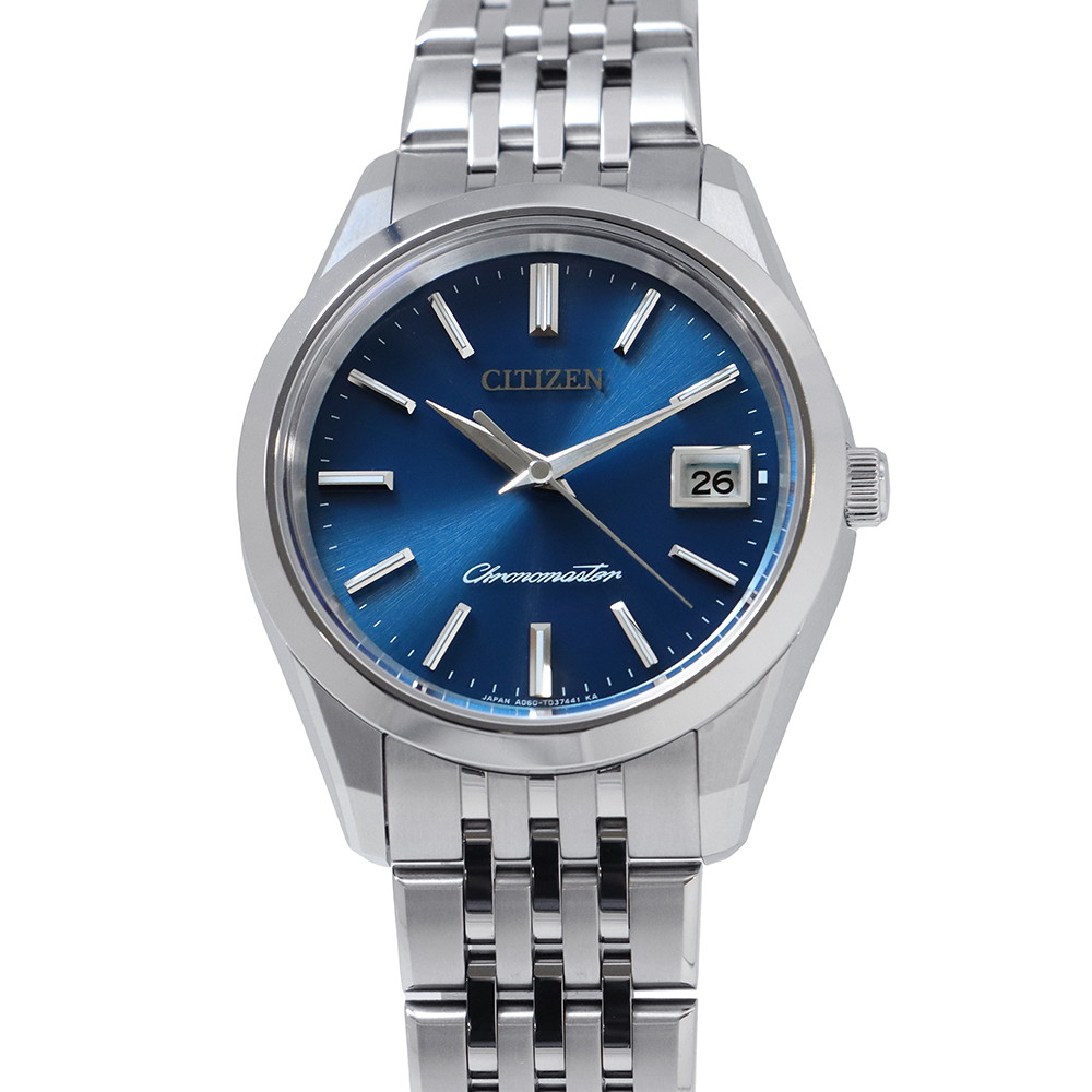 シチズン ザシチズン エコドライブ A060-T024874 CITIZEN 腕時計 ブルー文字盤 【安心保証】 【中古】 シチズン ザシチズン CITIZEN シチズン 中古