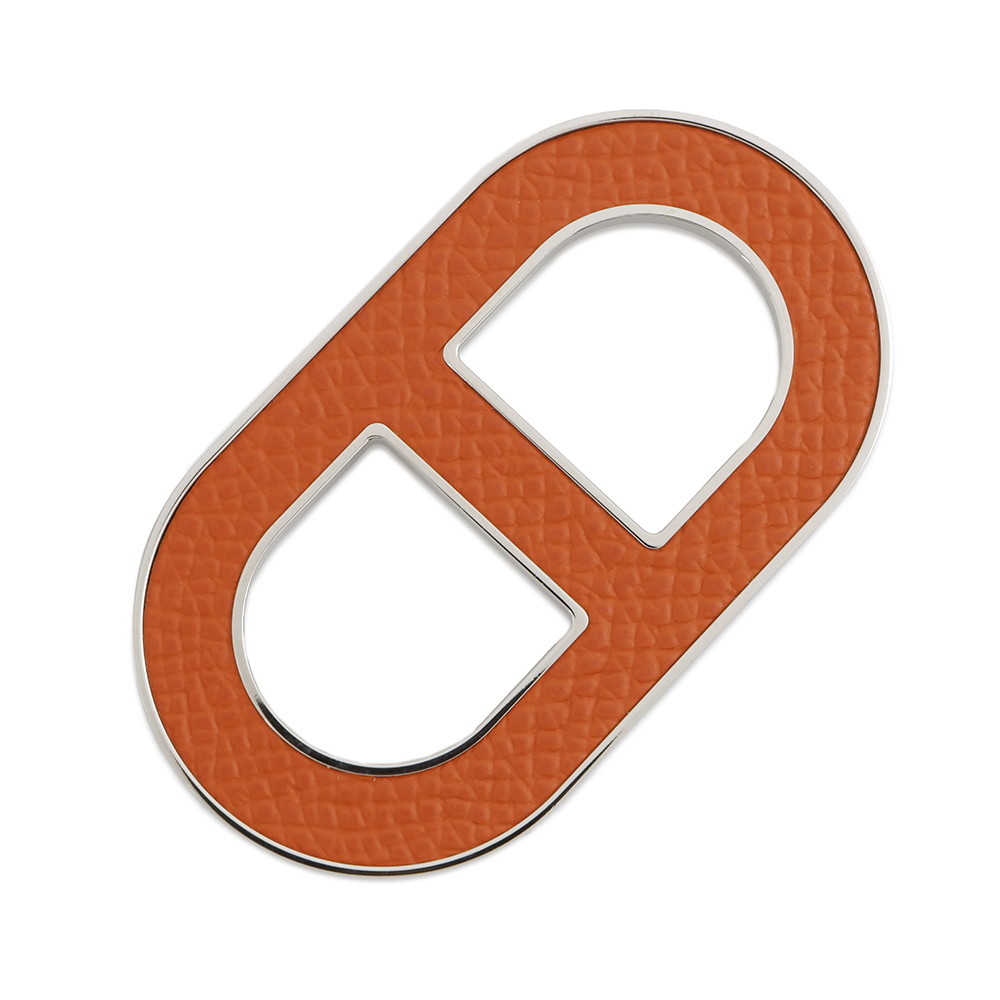 楽天市場】【美品】 HERMES エルメス シェーヌダンクル ブローチ