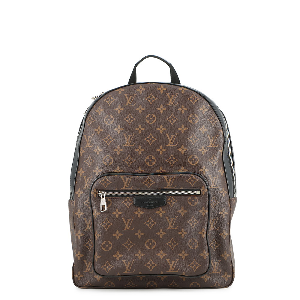 ルイヴィトン リュック モノグラム・マカサー ジョッシュ NV M45349 LOUIS VUITTON ヴィトン バッグパック 黒 ブラック 【安心保証】 【中古】 ルイ・ヴィトン モノグラム ルイ ヴィトン バッグ メンズ LOUIS VUITTON BAG