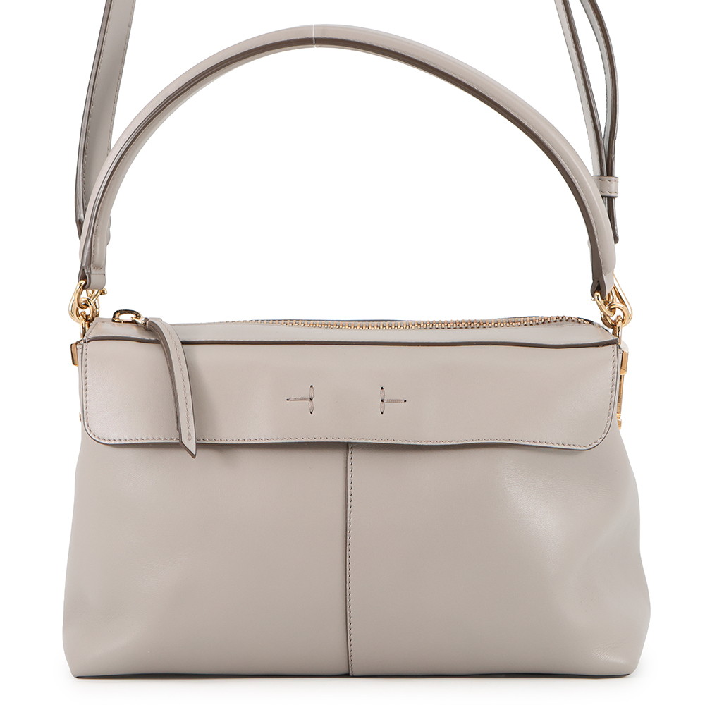 トッズ ハンドバッグ Tケース スモール レザー XBWTSTH0200XPRS410 TOD'S 2way 【安心保証】 【中古】 トッズ バッグ レディース TOD'S BAG