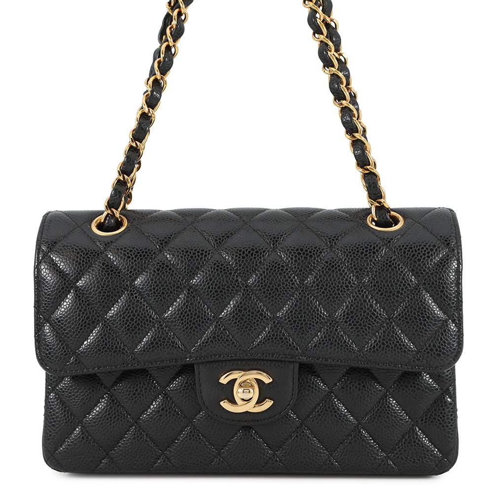 シャネル チェーンショルダーバッグ マトラッセ23 ココマーク ダブルチェーン キャビアスキン A01113 CHANEL バッグ 黒 【安心保証】 【中古】 シャネル マトラッセ バッグ シャネル レディース CHANEL BAG 529,920円
