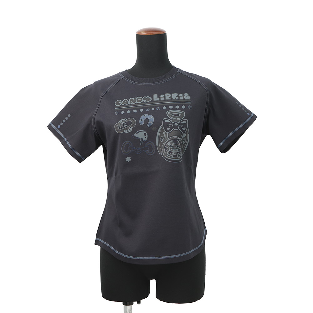 エルメス Ｔシャツ カルトゥッシュ Candy Libris マイクロTシャツ レディースサイズ38 HERMES トップス 【中古】 エルメス Ｔシャツ レディース HERMES