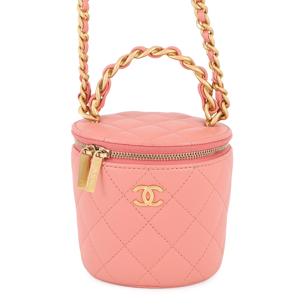 シャネル チェーンショルダーバッグ ココマーク マトラッセ トップハンドル バニティ CHANEL 【安心保証】 【中古】 シャネル バッグ レディース CHANEL BAG