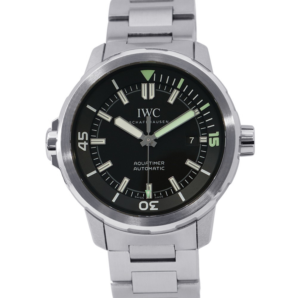 IWC アクアタイマー・オートマティック IW328803 腕時計 黒文字盤 【安心保証】 【中古】 IWC アクアタイマー IWC 中古