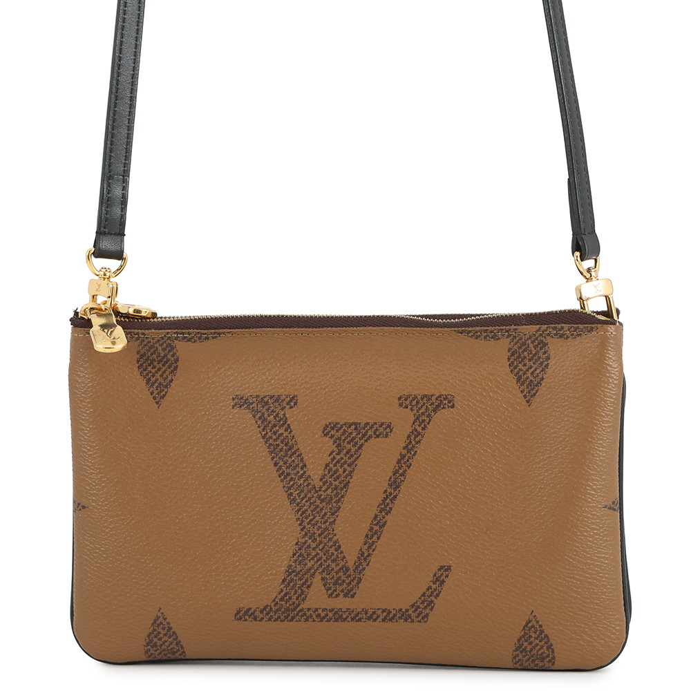 ルイヴィトン ショルダーバッグ モノグラム・ジャイアントリバース ポシェット・ドゥーブル ジップ M69203 LOUIS VUITTON クラッチ 【安心保証】 【中古】 ルイ・ヴィトン モノグラム バッグ LOUIS VUITTON BAG