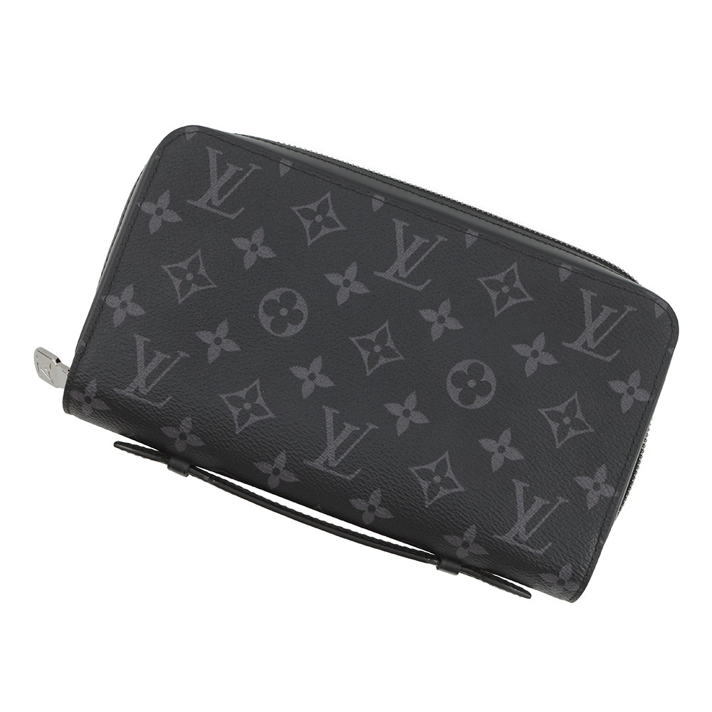 ルイヴィトン 長財布 モノグラム・エクリプス ジッピーXL M61698 LOUIS VUITTON ヴィトン 財布 メンズ 黒 ブラック 【安心保証】 【中古】 ルイ・ヴィトン 財布 ルイ ヴィトン LOUIS VUITTON