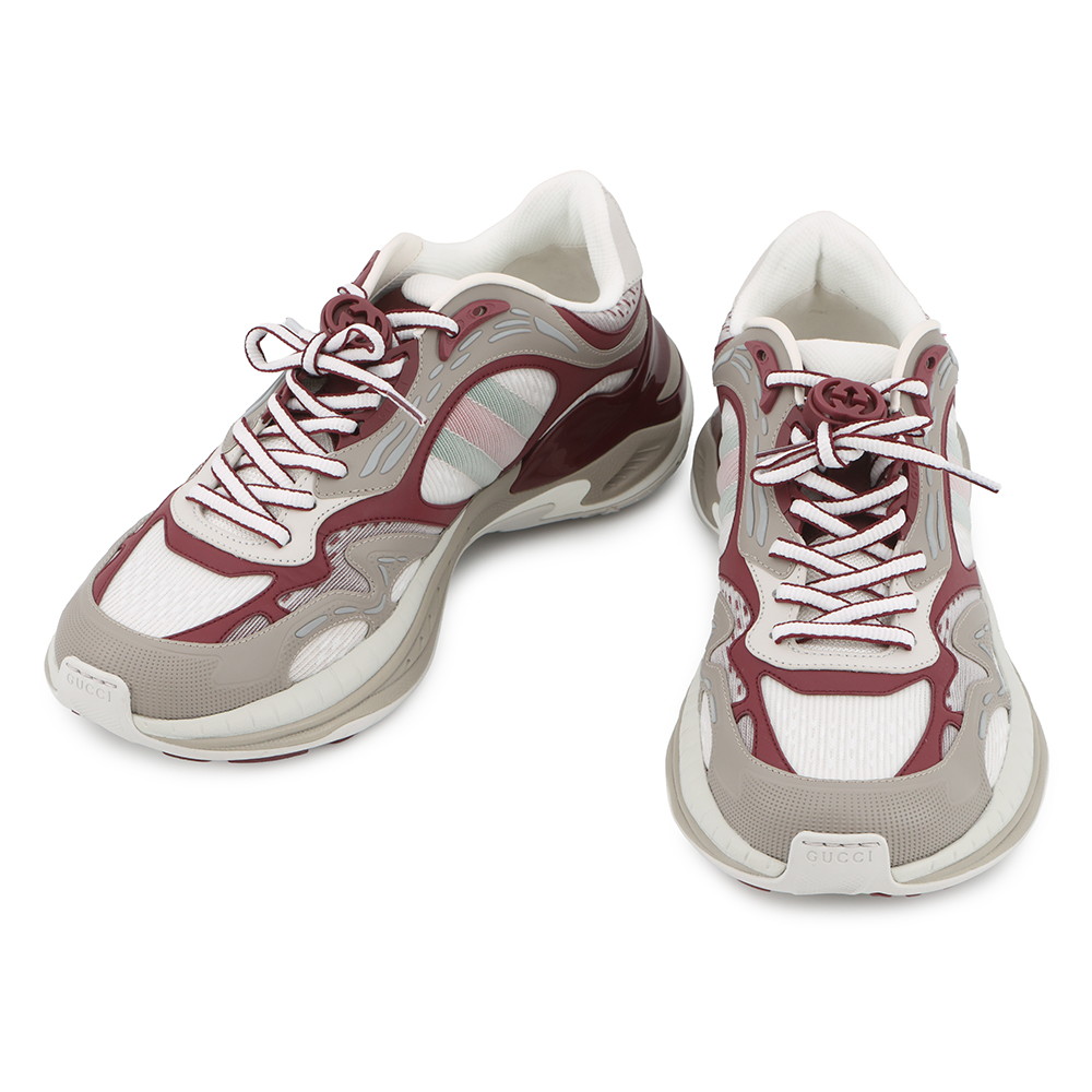 グッチ スニーカー 2.0 メッシュ/レザー インターロッキングG GG メンズサイズ7 814040 GUCCI 靴 【中古】 グッチ スニーカー メンズ GUCCI