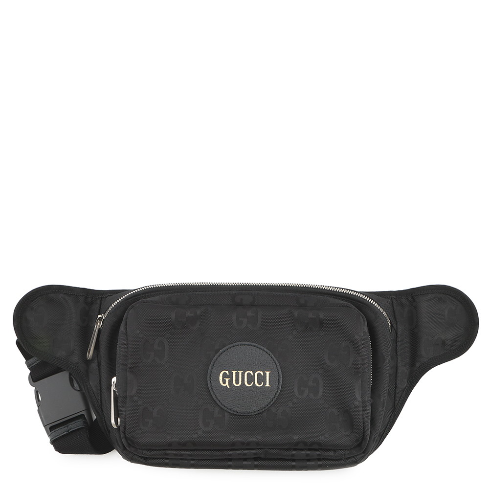 グッチ ボディバッグ オフザグリッド GGナイロン 739376 GUCCI ウエストバッグ 黒 【安心保証】 【中古】 グッチ バッグ メンズ GUCCI BAG