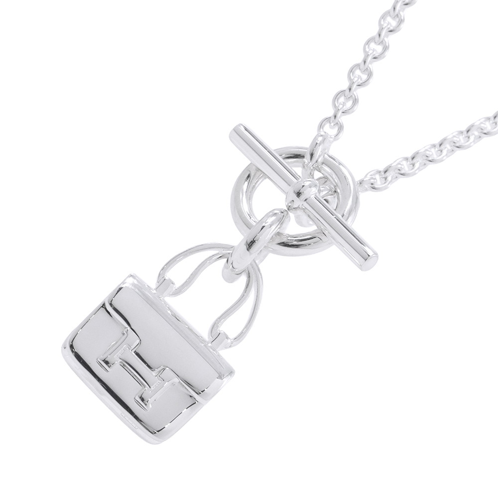 エルメス ネックレス アミュレット コンスタンス ペンダント ネックレス SV925シルバー HERMES ジュエリー 【中古】 エルメス ネックレス HERMES 中古