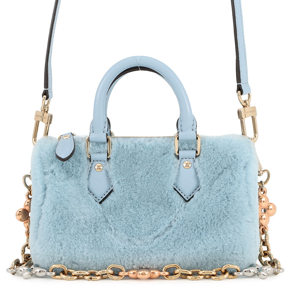 ルイヴィトン ハンドバッグ ミンクファー/レザー ナノ・スピーディ M11399 LOUIS VUITTON ヴィトン 2way ショルダーバッグ 【中古】 ルイヴィトン バッグ レディース LOUIS VUITTON BAG