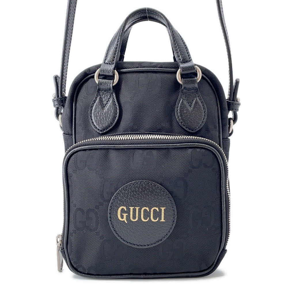 グッチ ショルダーバッグ オフ ザ グリッド GGナイロン 625850 GUCCI 2wayハンドバッグ 黒 ブラック 【安心保証】 【中古】 グッチ バッグ GUCCI BAG