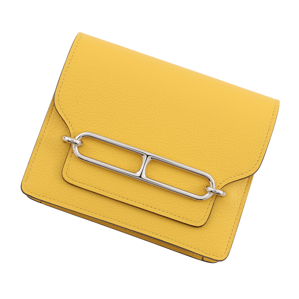 エルメス 財布 ロウリス ルリ スリム サン/シルバー金具 エバーカラー U刻印 HERMES 財布 【安心保証】 【中古】 エルメス 財布 エルメス HERMES WALLET