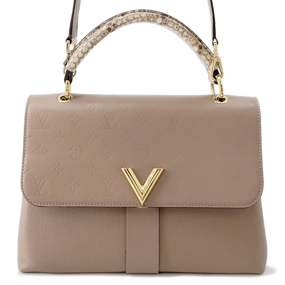 ルイヴィトン ハンドバッグ モノグラム トリヨンレザー/パイソン ヴェリー・ワンハンドルバッグ LOUIS VUITTON 2way ショルダー 【安心保証】 【中古】 ルイ・ヴィトン モノグラム ルイ ヴィトン バッグ レディース LOUIS VUITTON BAG