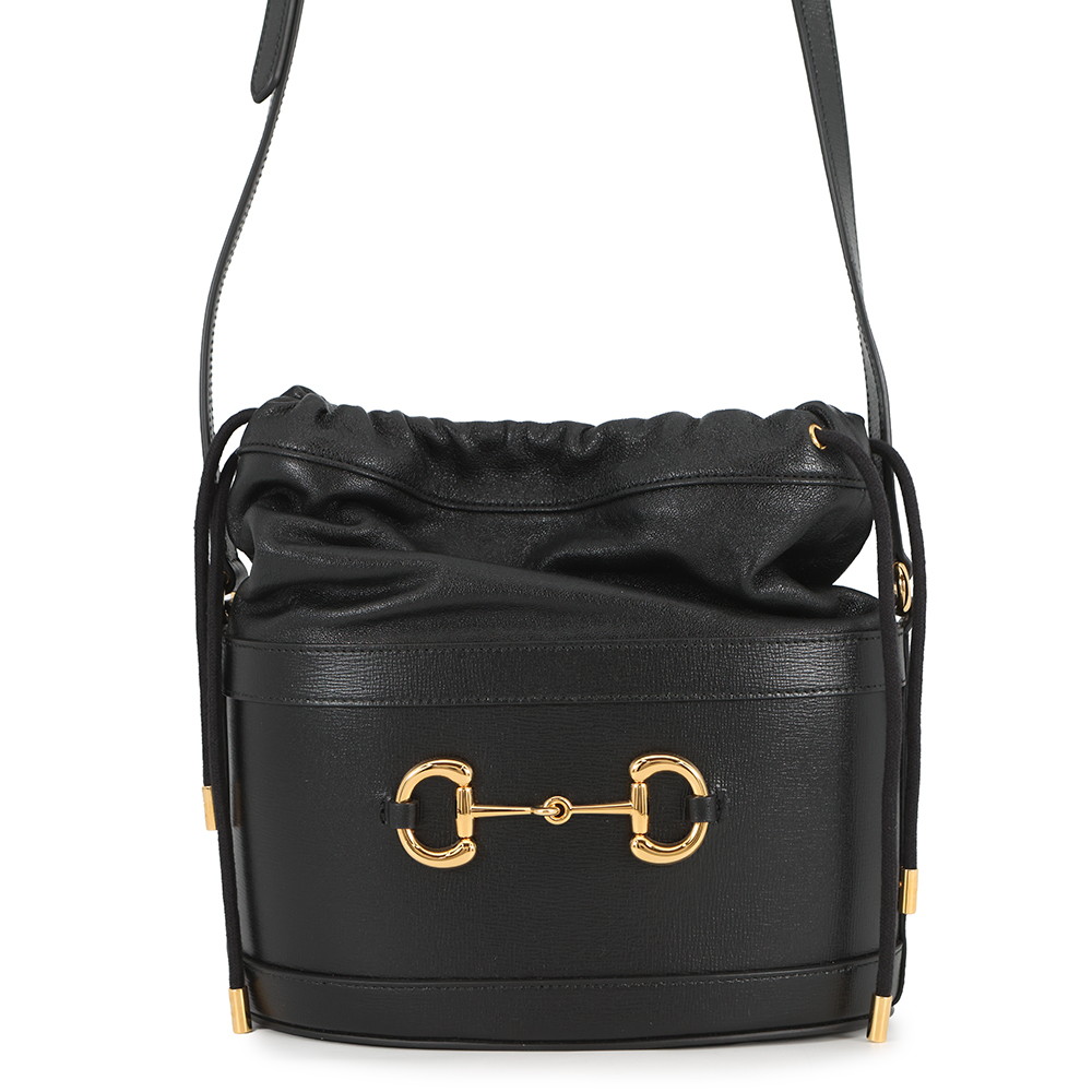 グッチ ショルダーバッグ 1955 ホースビット 602118 GUCCI バケットバッグ 黒 【中古】 グッチ バッグ レディース GUCCI BAG