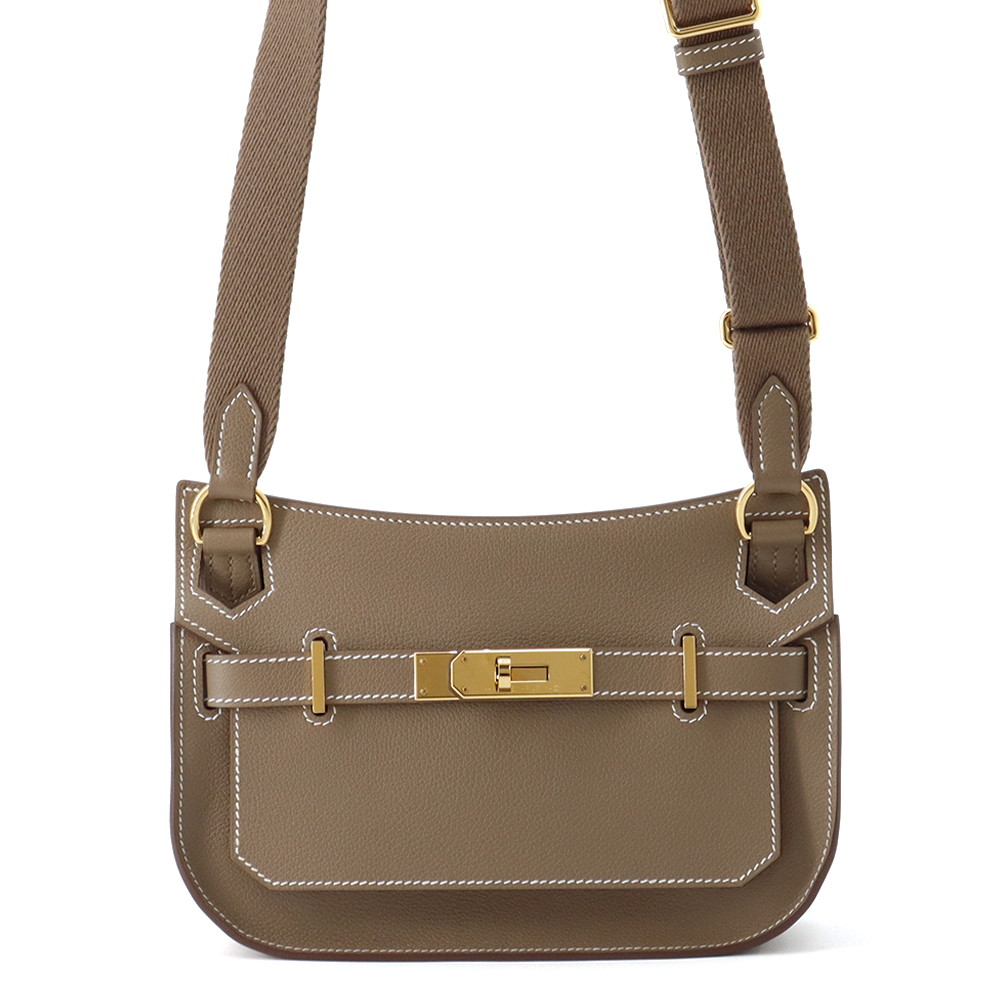 エルメス ジプシエール ミニ エトゥープ/ゴールド金具 エバーカラー K刻印 HERMES バッグ 【安心保証】 【中古】 エルメス バッグ エルメス HERMES BAG