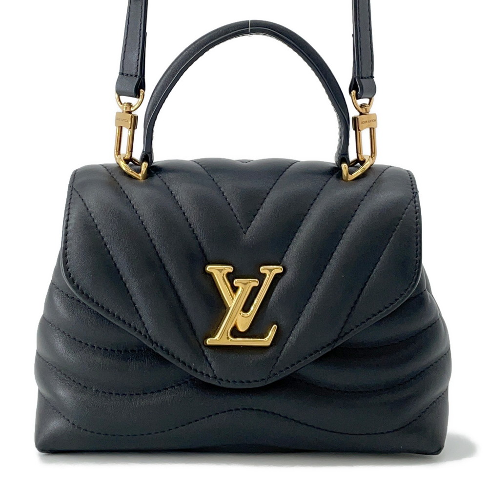 ルイヴィトン ハンドバッグ カーフレザー ホールドミー M21720 LOUIS VUITTON 2wayショルダーバッグ ブラック 黒 【安心保証】 【中古】 ルイヴィトン バッグ レディース LOUIS VUITTON BAG