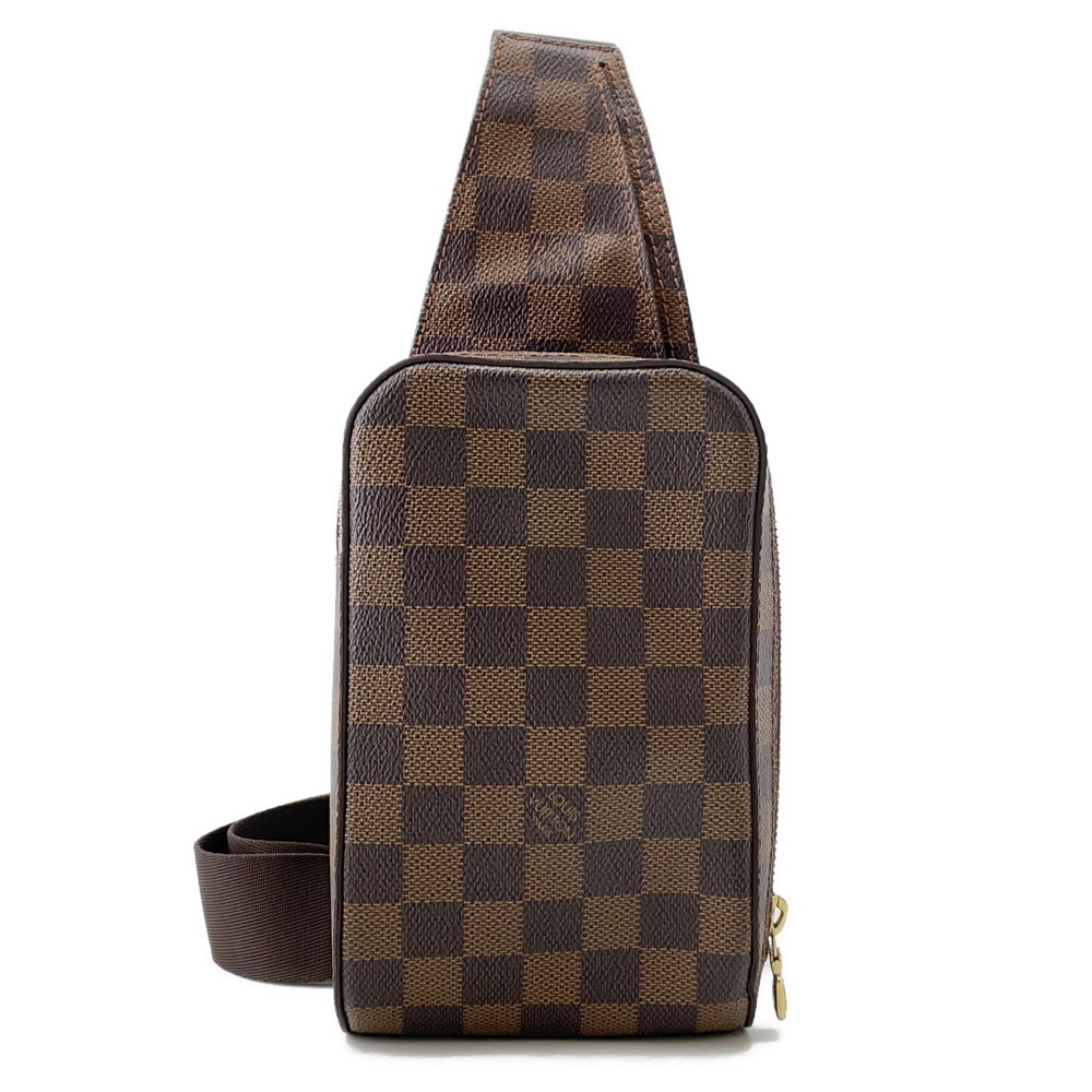 【半期決算大売り出し執り行なう中】 ルイヴィトン 上半身御徒面子 ダミエ・エベヌ ジェロニモス N51994 LOUIS VUITTON ヴィトン ショルダーバッグ 酉の方角合財袋 【安全性のある引き請ける】 【中古】  ルイ・ヴィトン ダミエ 御徒面子 LOUIS VUITTON BAG