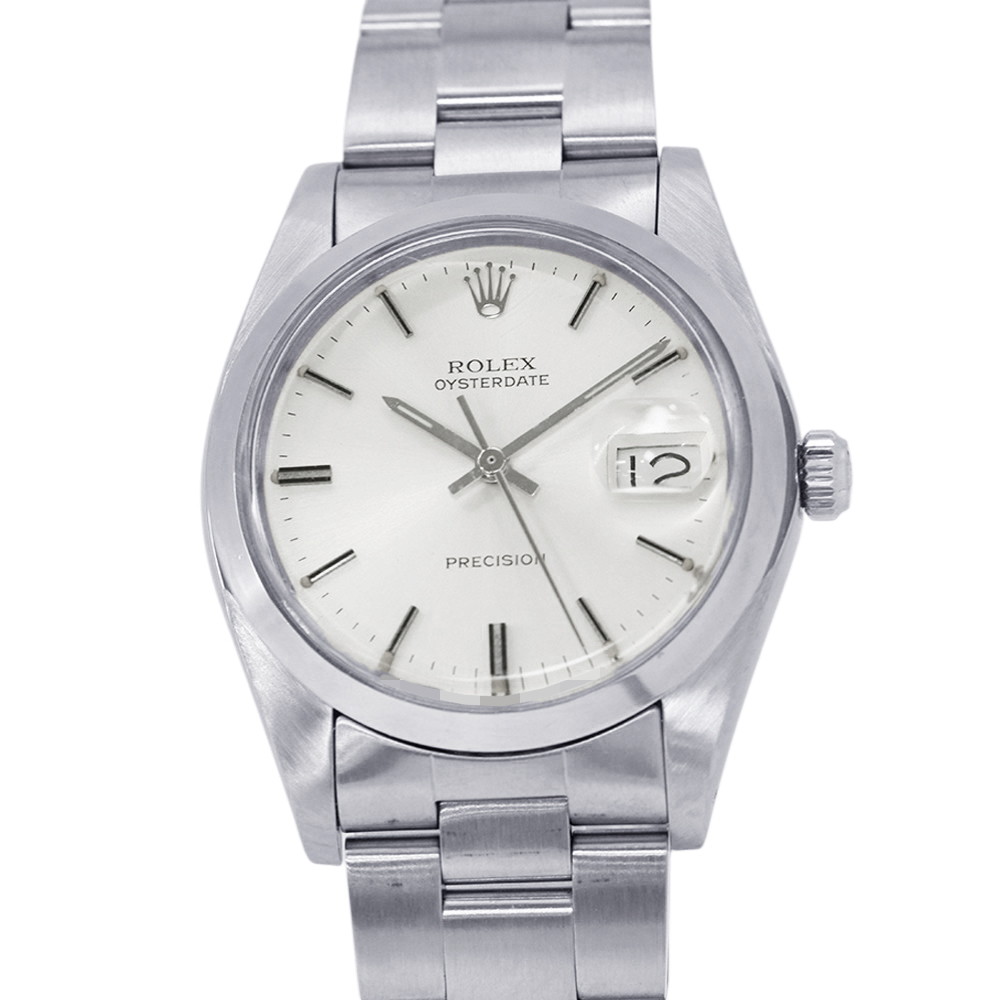 ロレックス オイスターデイト 62番 6694 ROLEX 腕時計 ヴィンテージ シルバー文字盤 【安心保証】 【中古】 ロレックス オイスターデイト ROLEX 中古
