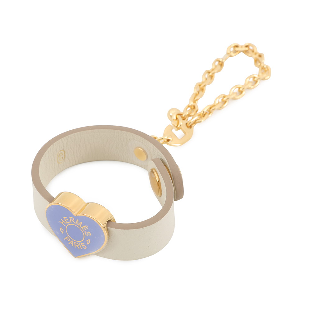 エルメス グローブホルダー ハートモチーフ クレ/ゴールド金具 スイフト HERMES 手袋ホルダー 【中古】 エルメス 手袋ホルダー エルメス HERMES 32,110円