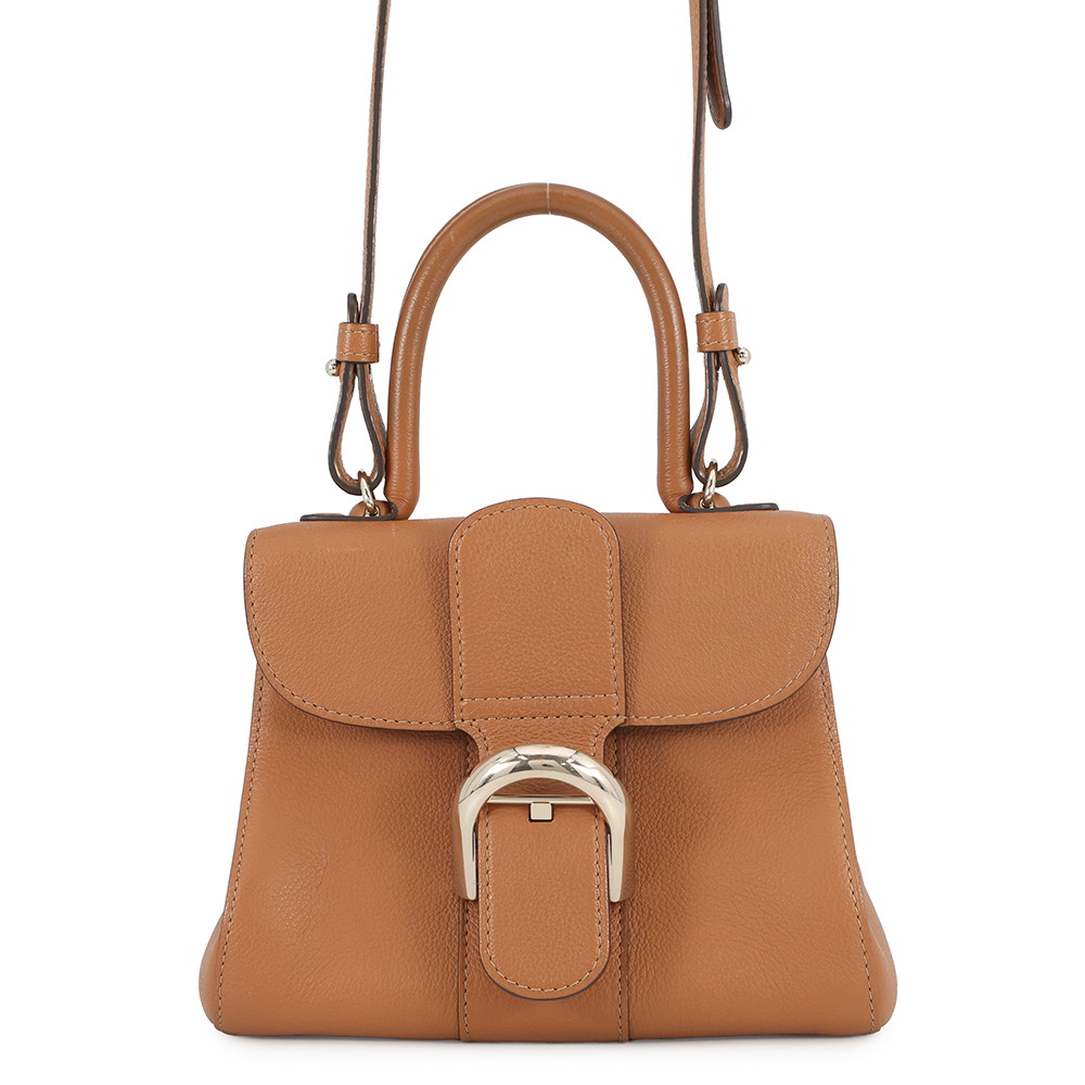 デルヴォー ハンドバッグ ブリヨン ミニ レザー AA0406AAM024FDO Delvaux 2way 【安心保証】 【中古】 デルヴォー バッグ Delvaux BAG