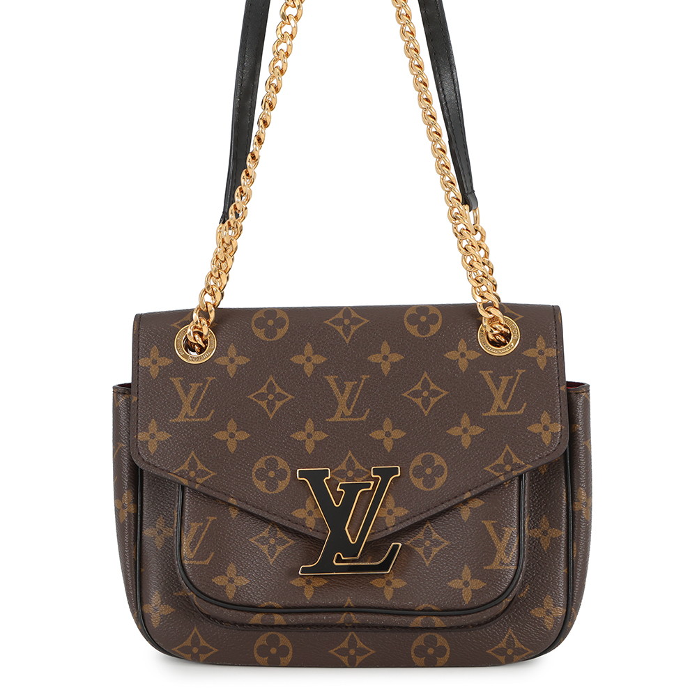 ルイヴィトン チェーンショルダーバッグ モノグラム パッシー M45592 LOUIS VUITTON ヴィトン バッグ 2way 【安心保証】 【中古】 ルイ・ヴィトン モノグラム ルイ ヴィトン バッグ レディース LOUIS VUITTON BAG
