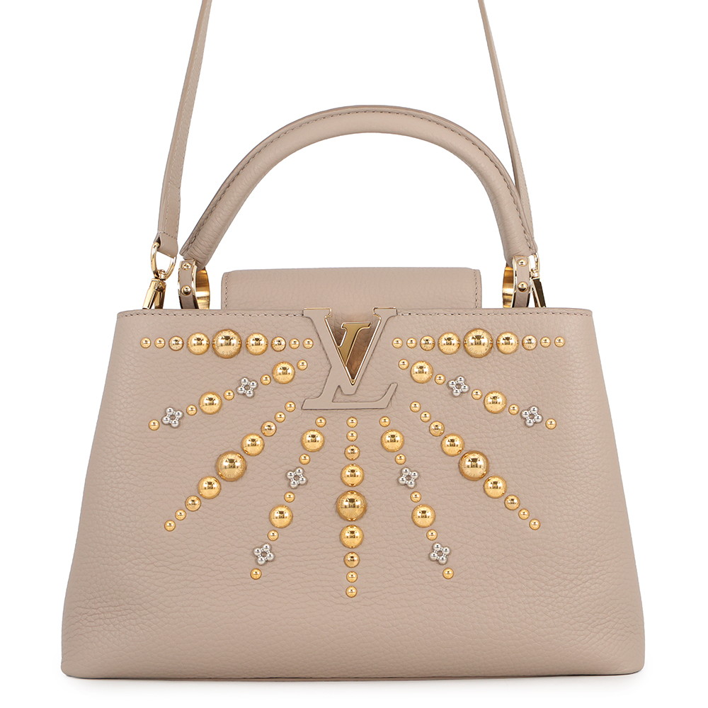 ルイヴィトン ハンドバッグ レザー カプシーヌ MM LOUIS VUITTON ヴィトン バッグ 2way ショルダーバッグ スタッズ 【安心保証】 【中古】 ルイ・ヴィトン ルイ ヴィトン バッグ レディース LOUIS VUITTON BAG