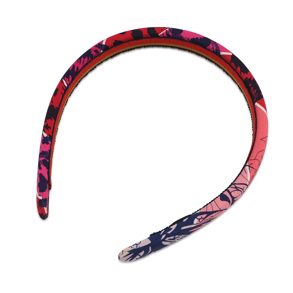エルメス カチューシャ エルザ ジャングル ラブ HERMES ヘアアクセサリー ヘアバンド 【安心保証】 【中古】 エルメス ヘアバンド エルメス HERMES 23,359円