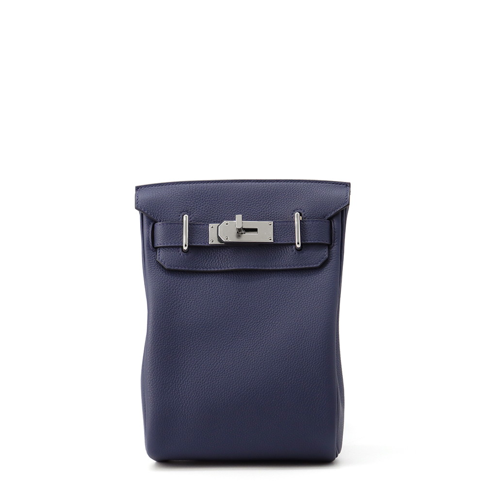 エルメス ボディバッグ ケリー アッカドPM ブルーネイビー/シルバー金具 トゴ B刻印 メンズ 【安心保証】 【中古】 エルメス バッグ エルメス メンズ HERMES BAG