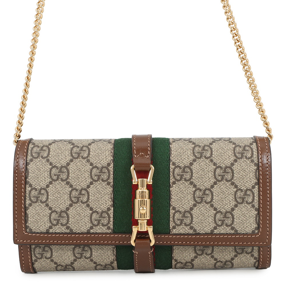 グッチ チェーンウォレット GGスプリーム ジャッキー1961 652681 GUCCI 財布 【中古】 グッチ 財布 GUCCI WALLET