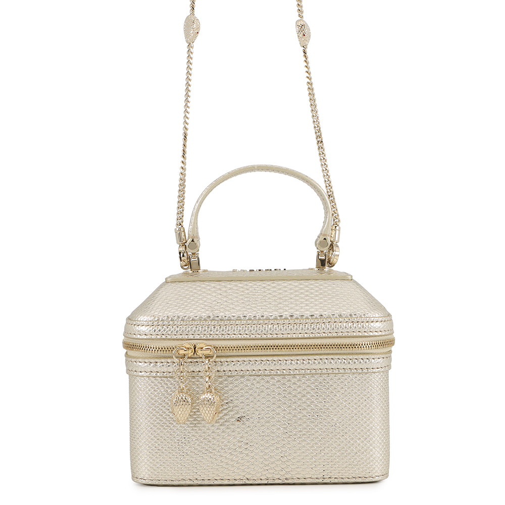 ブルガリ ハンドバッグ セルペンティ バニティバッグ カルング型押しレザー BVLGARI 2way 【安心保証】 【中古】 ブルガリ バッグ レディース BVLGARI BAG｜ブランド腕時計専門店タイムゾーン