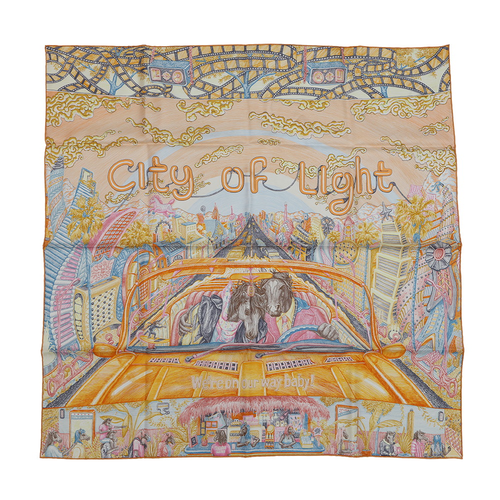 エルメス スカーフ カレ90 シティー・オブ・ライト City of Light HERMES シルク 2026SS エルメス スカーフ エルメス カレ HERMES SCARF