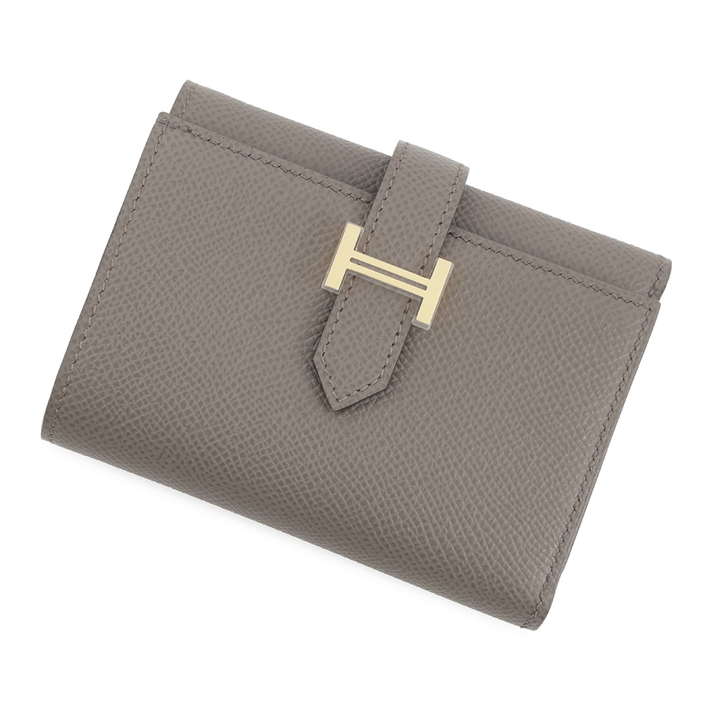 エルメス 三つ折り財布 ベアンコンビネ ヴェルソ エタン/エトゥープ/ゴールド金具 エプソン K刻印 財布 エルメス 財布 エルメス HERMES WALLET 231,930円