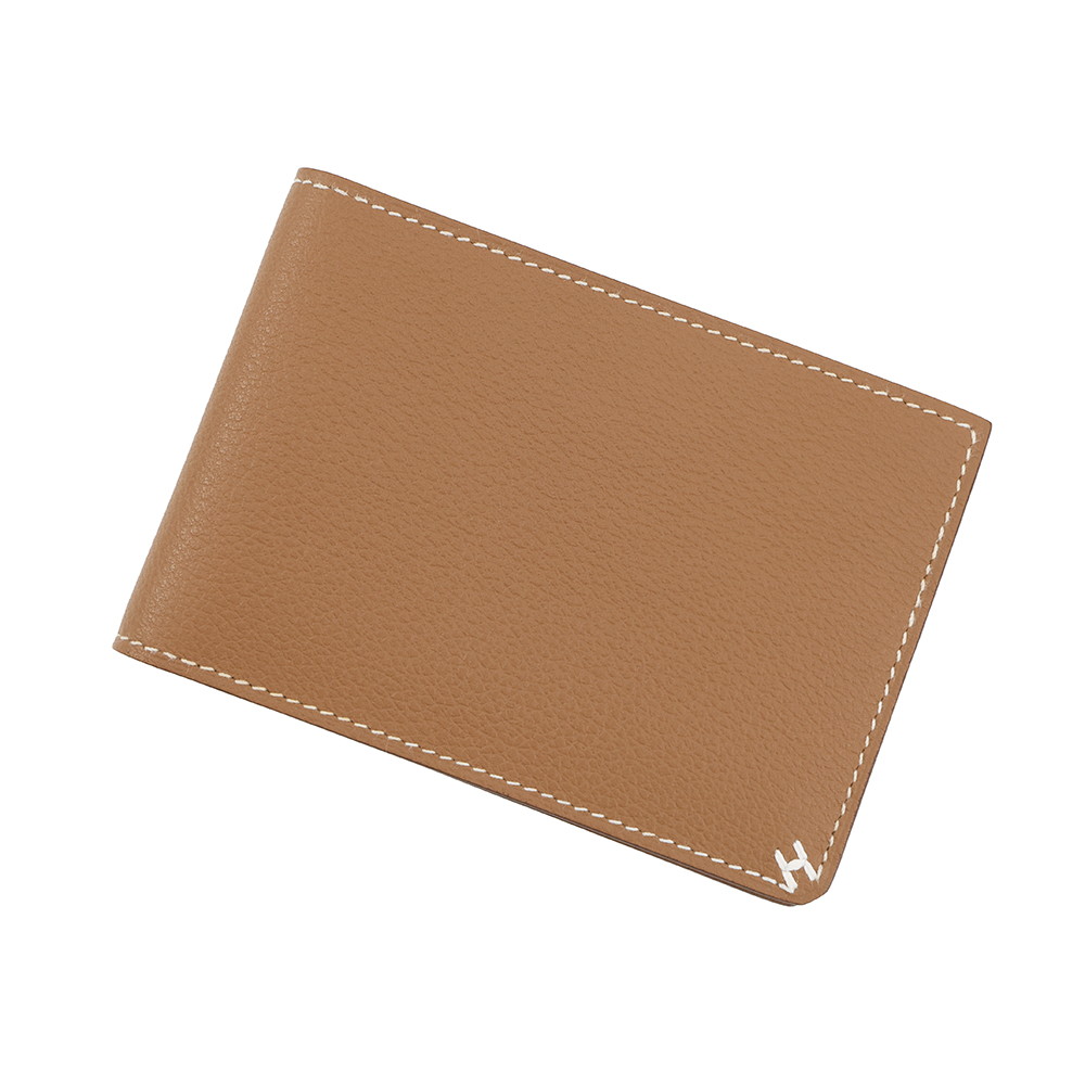 エルメス カードケース Hセリエ オリゾンタル ゴールド エバーカラー W刻印 HERMES 名刺入れ 【安心保証】 【中古】 エルメス カードケース HERMES CARD